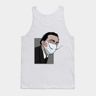 Dali with a mask (grey) Tank Top